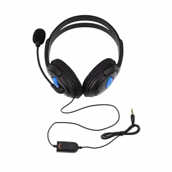 Kebidu Gaming Slušalke Z 1,9 M Žično Uho Slušalke za PS4 Sony PlayStation 4 /PC Računalnik Z Mikrofonom Črne