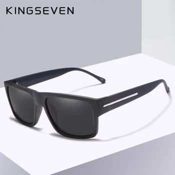 KINGSEVEN blagovna Znamka Modnih sončna Očala Moških Polarizirana sončna Očala za Moške Vožnje Črnega Okvirja Odtenki Očala Oculos