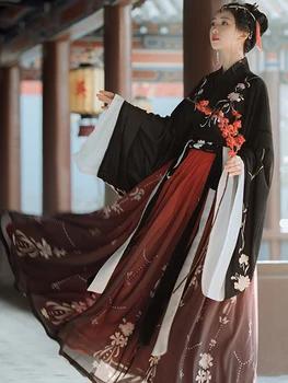 Kitajski Klasična Hanfu Obleko Tradicionalne Ljudske Plesne Kostum Dinastije Tang Princesa Vezenje Festival Pravljice Obleko, Cosplay
