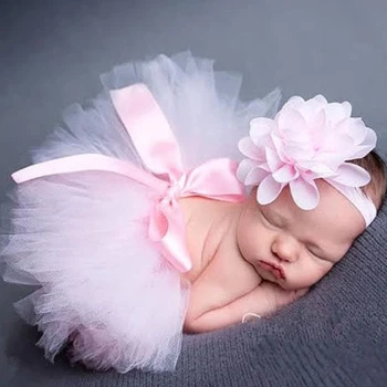 Kostum Obleko Newborn Baby Fotografija Rekviziti Pav Kvačkanje Kapa Beaded Skp Dekle Obleko Poročno Dekoracijo Stranka Dobave