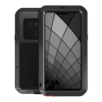 Kovinski kovček Za LG G8 ThinQ G820 Primeru Shockproof Cover 360-Stopinjski Celotno Telo, Trdi Oklep Primeru za LG G8S ThinQ LGG8 LMG820QM7 Primeru