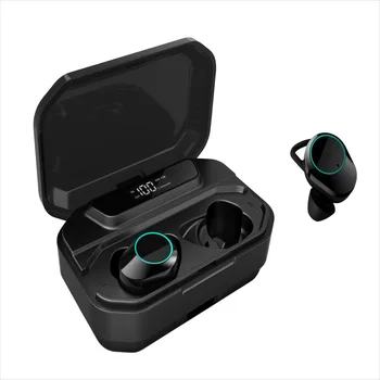 KUMI T3S 6D Stereo Bas TWS Smart Touch Bluetooth 5.0 Slušalke LED Zaslon Vodotesne Slušalke za Android iOS z Batterry Polje