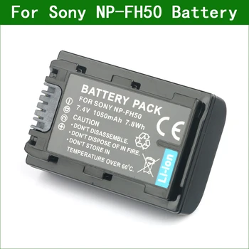 LANFULANG NP-FH50 NP FH50 Digitalni Baterija + Polnilec Za Sony NP-FH30 NP-FH40 NP-FH60 NP-FH70 NP-FH100 DCR-SR35 DCR-SR42