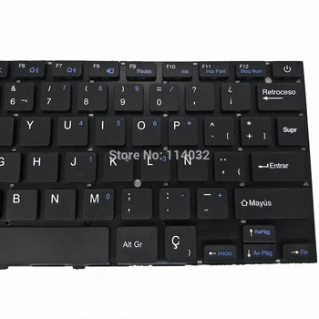 Laptop tipkovnici SCDY-277-10-01 YXT-NB91-06 SP španski postavitev črno, brez okvirja, prenosni računalniki, tipkovnice vnesite keycaps zamenjava