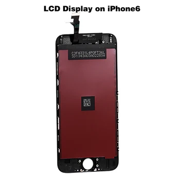 LCD-Zaslon za IPhone 6 6S 7 8 Plus Zaslon Zamenjava za Iphone 5 6 7 8 AAA+ Prosti Kaljeno Steklo + Komplet orodij + Zaščitni ovitek