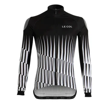 LE COL kolesa, oblačila za zimo dolgo dlako jersey maillot ciclismo kolo jakna moški mtb dirke oblačila, športna oblačila kolesarska oblačila
