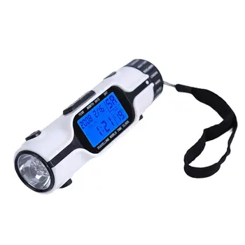 LED Digitalna Budilka Termometer LCD-Zaslon Svetilka Datum Potovanja Alarm 45DC24