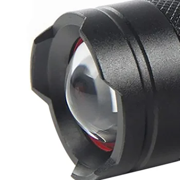 LED Svetilka V5 Baklo 18650 AA Lučka za Prenosni Zoom Prostem Kamp Svetilka Nepremočljiva Mini Taktično Svetilko Oprema