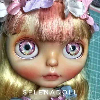 LEDENO 19 skupna blyth lutka z ličila obraz tan koža z Rjave las Dekle darilo Princesa dekle ličila lutka lepo dekle DIY lutka