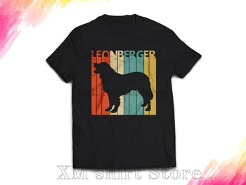 Leonberger Majica Retro Vintage Leonberger Psa T-shirt Moški Ženske Unisex Tshirt darilo #1336 bombaž O-vratu tshirts