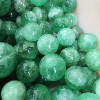 Lepa Naravna Zelena Fluorite žogo Kristalno Reiki Healing Home dekoracijo Obrti