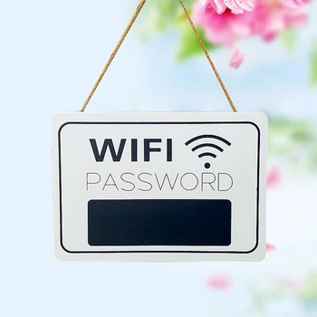 Lesene WiFi Geslo Prijavite Visi Plaketo Sprejem Visi Tablo Wifi Krovu Znak za Dom Trgovina Stranka Bar Dekoracijo