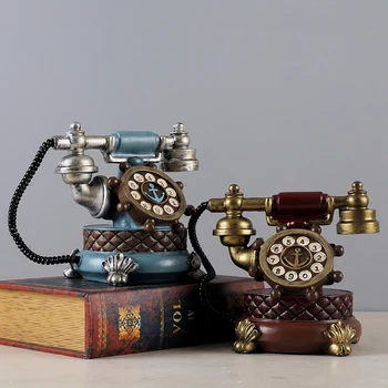 Letnik Knjige Telefon Presence Banka Dom Dekor Okraski Retro Pohištvo Figurice Telefon Miniature Doma Dekoracijo Obrti Otroci Darila