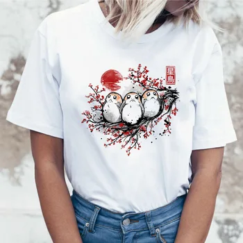 Ljubezen Doodle T-shirt Vrh Tisk Art Ženski Cultclassic Ženske T Shirt Japonski Tee Krik Pisane Živali Mavrica Tshirt Humor