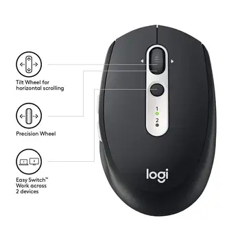 Logitech Original M590 Dvojni Način Bluetooth, Wireless Mouse 1000 DPI 7 Gumbi Akumulatorski Izklop Urad Miško Gaming Mišk