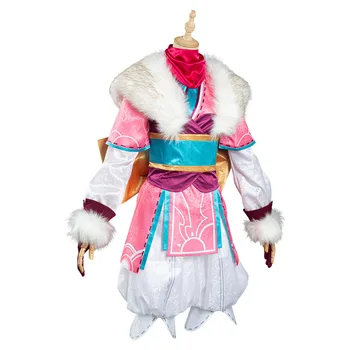 LOL Podobnim Duha Cvet Cosplay Duha Cvet Qianjue Halloween Kostum Pustni Kostum za ženske
