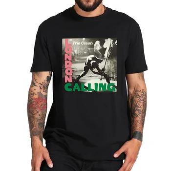 London Kliče človeka T-shirt Spopad Album 3D tiskanja Tshirt angleški Rock Band Poletje Visoke Kakovosti Mehko Krog Vratu Vrhovi