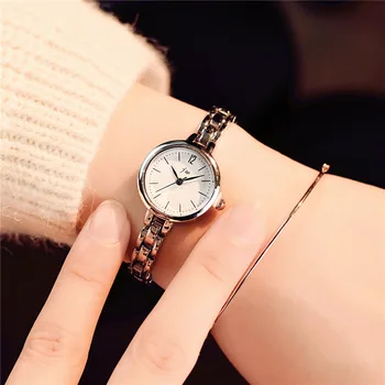 Luksuzni fashion zlato zapestnico watch celoti iz nerjavečega jekla ženske quartz ure 2018 preprosto majhno ženske ročne ure ženske ure