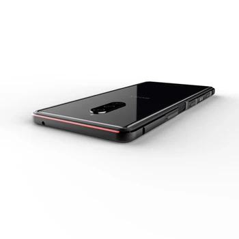 Luksuzni Kovinski Kontrast, Barvo Odbijača Primeru Telefon za Sony XZ XZS XC XZP XZ2 mini XZ1 XZ2P XZ3 Xperia1-II Xperia10-II Zadnji Pokrovček