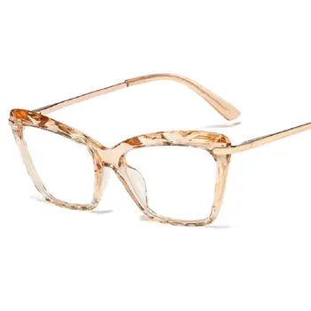 Luksuzni pregleden Kristalno cut očala Ženske blagovne Znamke Oblikovalec PC Okvir Objektiv Klasičen Ženski Moški Modni Očala