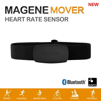 Magene H64 Mover x 2 ANT+ Bluetooth 4.0 Senzor Srčnega Prsih Trak