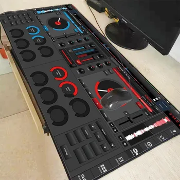 Mairuige 400X900CM Radio DJ Delovno mizo Velikosti Gaming PC Miško Pad Z Tipkovnico Mat Desk Pad Macbook Pro Mousepad Naravne gume
