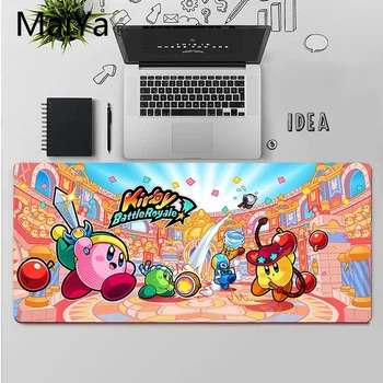 Maiya Vrh Kakovosti Srčkan Risanka Kirby igralec igra preproge Mousepad Brezplačna Dostava Velik Miško, Tipke Tipkovnice Mat