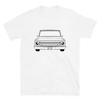 Majica 68 1968 Chevy Tovornjak C10 K10 Primestnih Plošča Tshirt Darilo Tee