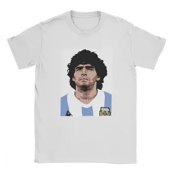 Maradona Najboljši Nogometaš T-Majice Moške Diego Armando Argentina Nogomet Letnik Tee Shirt Crewneck T Shirt Ideja Za Darilo Vrhovi