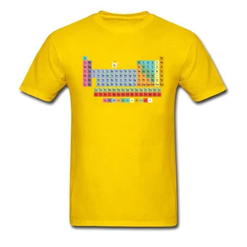 Matematika T Shirt Periodnega Sistema Elementov Poletnih Vrh Kakovosti Bombaža moška Oblačila Element Presenečenja Tshirt Smešno Grafični Teeshirt