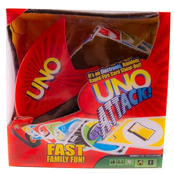 Mattel Igre UNO SPIN družino, zbiranje igre spin dovoljenj igro. Vsebuje dva sklopa uno kartice igre