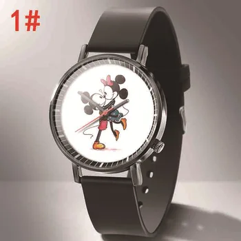 Mickey Mouse Nove Ustvarjalne Otroka ure Cartoon Quartz uro Disney Anime Slika Nepremočljiva Ure Otrok Darilo za Rojstni dan