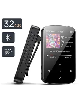 Mini Posnetek Bluetooth 5.0 MP3 Prenosni Predvajalnik Glasbe brez Izgub Hi-fi Zvok Audio MP3 Predvajalnik Z FM Radio Pedometer Funkcija