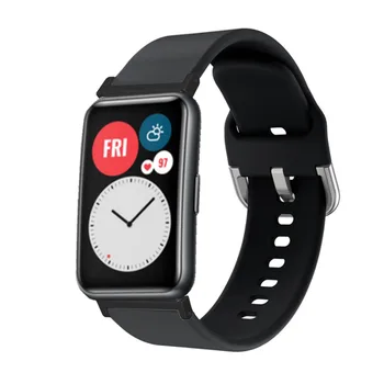 Moda Silikonski Zamenjava Watch Band Zapestje Traku Za Huawei Watch Prilegajo Pasu Visoke Kakovosti Smartwatch Band Dodatki