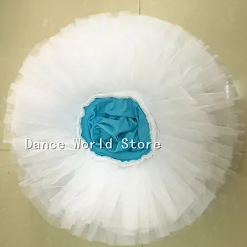 Modra Swan Lake Balet Kostum Za Odrasle Otroka Strokovno Tutu Konkurence Obleko Palačinka Ballerine Obleko Za Deklice, Drsanje Kostumi