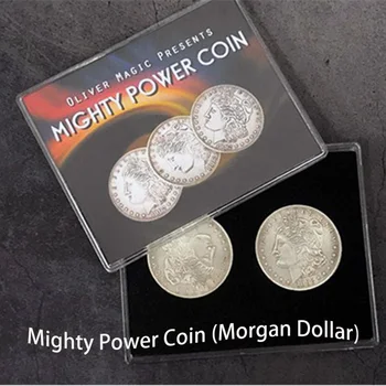 Mogočna Moč Kovanca (Morgan Dolar), ki jih Oliver čarovniških Trikov Fazi Blizu Magia Prevara Rekviziti Kovanec Prenos Premikanje Skozi Magie