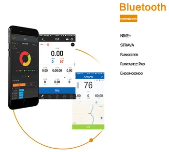 Monitor srčnega utripa w/ Prsih Traku za iPhone, Telefon Android Wahoo Polar Suunto Garmin Bluetooth 4.0 & ANT+ Kolesarski Watch Računalnik
