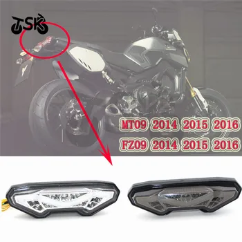 Motocikel Zadnji Zavoj Signal Rep Stop Luč Svetilke Vgrajena Zavorna Luč Za YAMAHA FZ - 09 MT09 FZ 09 MT 09 2016