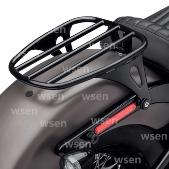 Motorno kolo Gloss Black Solo Prtljažnika Primerni za 2018-2020 Harley Softail Slim FLSL Ulica Bob FXBB