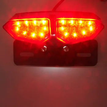 Motorno kolo LED Luč Vključite Opozorilne Luči Motocikla registrske Tablice Lučka Indikatorska Opozorilni Signal Luč Zavorna Luč