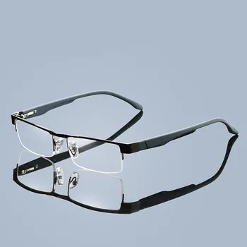 Moški Ženske Titanove zlitine Obravnavi Očala, ki Niso okroglih 12 Sloj Prevlečen leče Retro Poslovnih Daljnovidnost Recept Očala