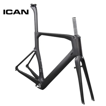 Na prodajo ICAN carbon aero kolo okvir cestne dirke kolesa okvirji velikosti 45 48 50 52 54 56 58 60 cm Kitajska Poceni frameset A4