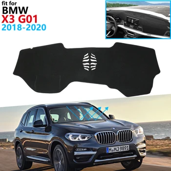 Nadzorna plošča Pokrov Zaščitni Ploščici za BMW X3 G01 2018 2019 2020 Avto Dodatki Dežnik Preproga na Armaturno Ploščo Kritje Blazine Preproga