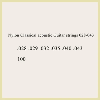 Najlon string kitare Klasične Kitare Najlon Kitara Strune 028-043