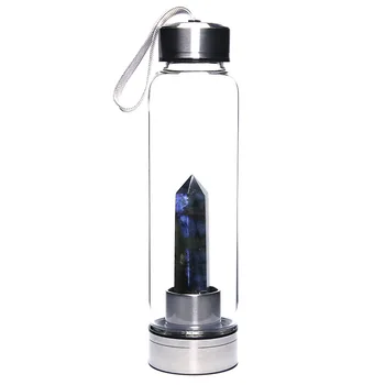 Naravni Kamen Mineralnih Kristalov Energije, Zdravje, Energija Stekla Steklenico Vode Eliksir Čarobno Palico Zdravljenje Dekorativni Gem
