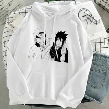 Naruto Harajuku Uchiha Sasuke Prevelik Pulover ženske Anime Hoodies Majica Oblačila Hip Hop Hoodies Oblačila Ulične vrhovi