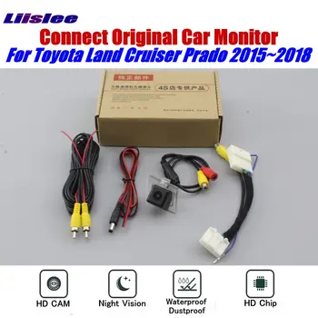 Nazaj Gor Parkiranje Kamera Za Toyota Land Cruiser Prado 2010-2018 Združljiv Originalni Monitor Povratne Pogled od Zadaj CAM