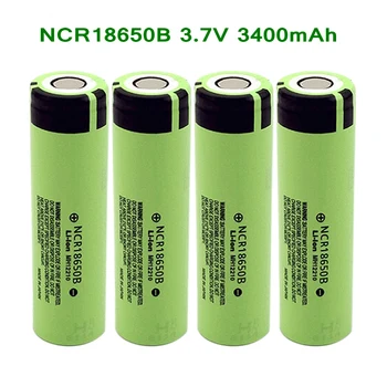 NCR18650B Akumulatorsko baterijo 3,7 V 3400mAh Li-ionska 18650 Baterijo za Svetilko Smerniki Powerbank ročna Orodja Baterije