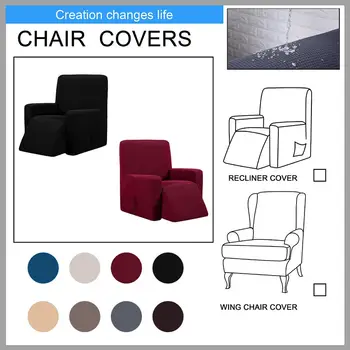 Nepremočljiva Elastična Počivalnik Stol Cover All-inclusive Masaža Kavč Kavč Kritje za Wingback Stol, Kavč