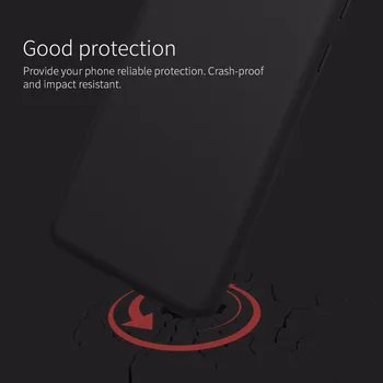 NILLKIN Tekoče Silikonsko Ohišje Za Samsung Galaxy S10 /S10 pro Plus Anti-fingerprint mehko Hrbtni pokrovček mehak primeru Luksuzni paket